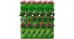 Merco Wall Grow Bag 25 textilné kvetináče na stenu čierna, 1 ks