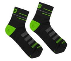 Etape Multipack 3ks SOX športové ponožky čierna-zelená, XL