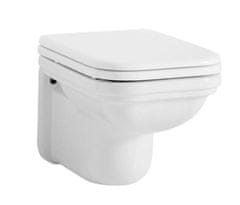 KERASAN , WALDORF závesná WC misa, 37x55cm, biela, 411501