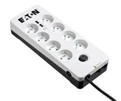 EATON Protection Box 8 USB Tel @ FR, prepäťová ochrana, 8 výstupov, zaťaženie 10A, tel., 2x USB port