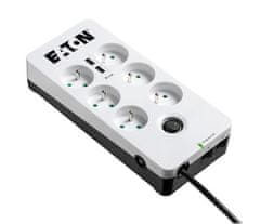 EATON Protection Box 6 USB FR, prepäťová ochrana, 6 výstupov, zaťaženie 10A, 2x USB port