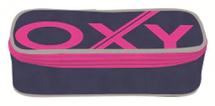 Oxybag Školský peračník etue komfort jednoposchodový Blue Line Pink