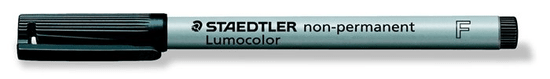 Staedtler Ne-permanentný popisovač "Lumocolor 316 F", čierna, OHP, 0,6 mm, 316-9