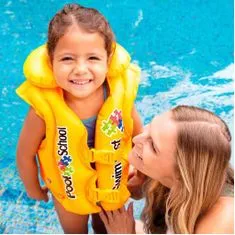 Intex Nafukovací vesta plovací Pool school deluxe žlutá 3-6 let