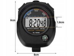Verk  14324 Digitálne stopky XL-009B s kompasom
