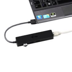 pasívny HUB USB 3.0 HUB 3-Port + Gigabit Ethernet adaptér