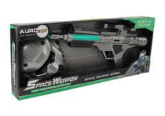 Lean-toys Laserová pištoľ Space Set s maskou