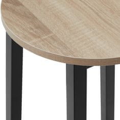 tectake 2 Barové stoličky Keynes - Industrial svetlé drevo, dub Sonoma