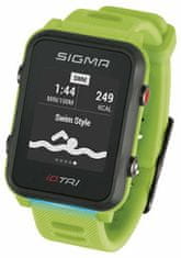 Sigma Pulsmetr iD.TRI BASIC Neon Green 24220