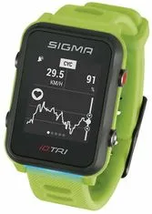 Sigma Pulsmetr iD.TRI SET Neon Green 24270