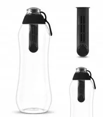 DAFI čierna filtračná fľaša na vodu 0,5 l + filter