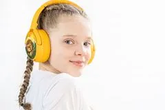 BuddyPhones Cosmos+ detské bluetooth slúchadlá s odnímateľným mikrofónom, žltá