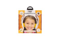 BuddyPhones School+ detské slúchadlá s mikrofónom, žltá