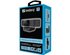 Sandberg Webová kamera, USB Webcam Pro Elite 4K UHD