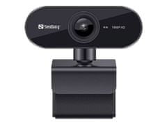 Sandberg Webová kamera, USB Webcam Flex 1080P HD