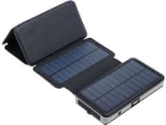 Sandberg Solar 6-Panel Powerbank 20000mAh, solárna nabíjačka, čierna