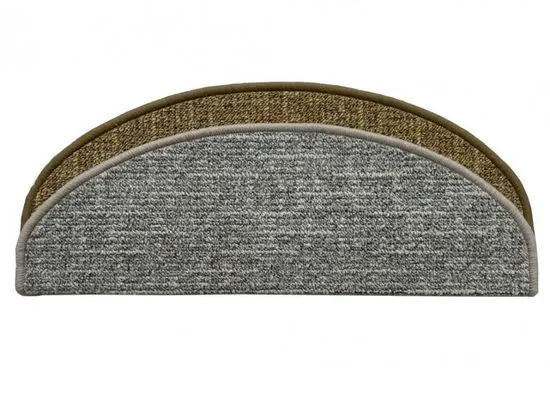 eoshop Nášľapy na schody Alassio (polkruh a obdĺžnik) (Variant: Alassio zlatohnedý 24 x 65 cm polkruh)