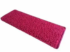 eoshop Nášľapy na schody Color Shaggy (polkruh - obdĺžnik) (Variant: Color shaggy ružový obdĺžnik 24x65 cm)