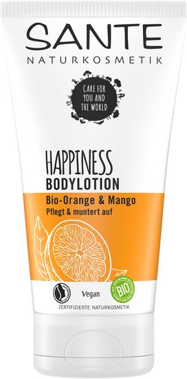SANTE Naturkosmetik HAPPINESS telové mlieko BIO pomaranč a mango - 150ml