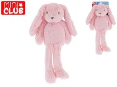 Mikro Trading Mini Club zajačik plyšový ružový 30 cm dlhé nohy