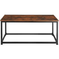 tectake Konferenčný stolík Lynch 100x55x45,5cm - Industrial tmavé drevo