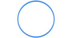 Merco Prekážkový kruh HP modrý, 40 cm