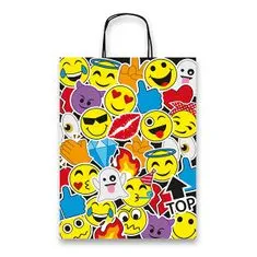 Sadoch Darčeková taška Emoji rôzne rozmery 160 x 80 x 210 mm