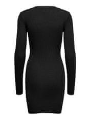ONLY Dámske šaty ONLLIZA Bodycon Fit 15267964 Black (Veľkosť XL)