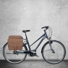 Northix Dvojitá taška na bicykel z umelej kože 