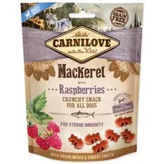 Dog Crunchy Snack Mackerel with Raspberries with fresh meat - 200 g