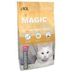 Magic Cat Mačkolit MAGIC LITTER Bentonite Ultra White Baby Powder - 10 l