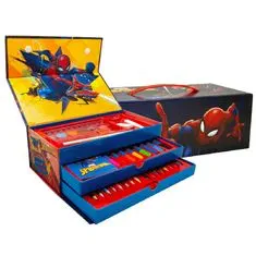 ToyCompany Spiderman kufřík na kreslení 52ks