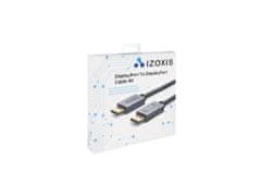 Izoxis 18930 Kábel DisplayPort Display DP-DP 60Hz 4K 2m, čierny