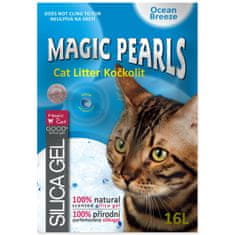 Magic Cat Mačkolit MAGIC PEARLS Ocean Breeze - 16 l