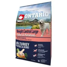 Ontario Dog Large Weight Control Turkey & Potatoes & Herbs - 2.25 kg