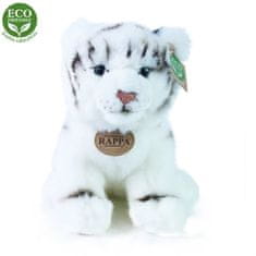 Rappa Plyšový tiger biely sediaci 25 cm ECO-FRIENDLY