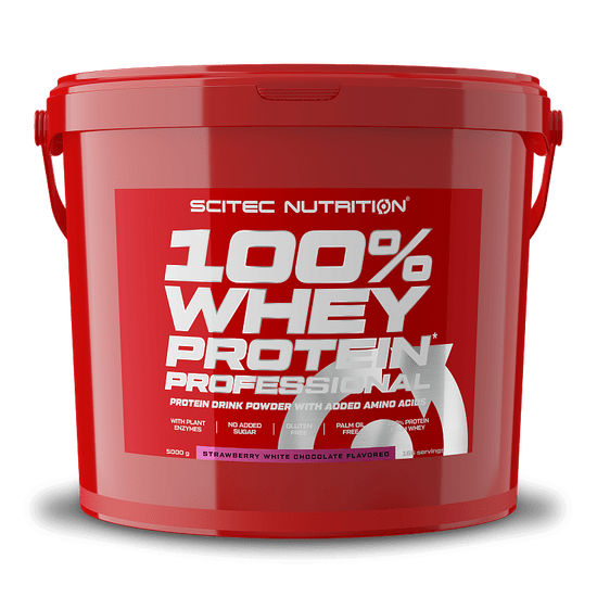 Scitec Nutrition  100% Whey Protein Professional 5000 g strawberry white chocolate