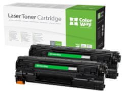 ColorWay kompatibilný toner pre HP CE285A/ čierny/ 2x 1600 strán/ Dual pack
