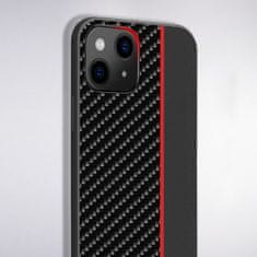 Protect Puzdro Carbon pre Xiaomi Redmi Note 11/Redmi Note 11S - Čierna/Červená KP25421