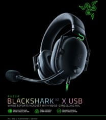 Razer BlackShark V2 X USB (RZ04-04570100-R3M1), čierna