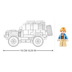 Sluban Model Bricks M38-B1015 Anglické SUV Attacker