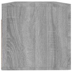Vidaxl Nástenná skrinka, sivá sonoma 100x36,5x35 cm, kompozitné drevo