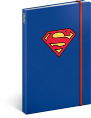 Presco Group Notes Superman - Symbol, linajkový, 13 × 21 cm