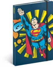 Presco Group Notes Superman – Bang, linajkový, 13 × 21 cm