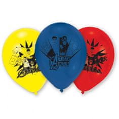 Amscan Latexový balónik Avengers 6ks 22,8 cm -