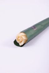 Medvídárek Mydlová ruža 5ks v darčekovom balení - biela