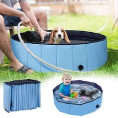Cool Mango Prenosný sklápací plastový bazén pre domácich miláčikov a deti, s protišmykovým podkladom - Dogpool
