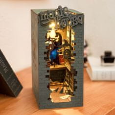 Robotime Zarážka na knihy miniatúra domčeka Kúzelnícka ulička