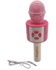 Lamps Mikrofón ružový s efektami 24cm