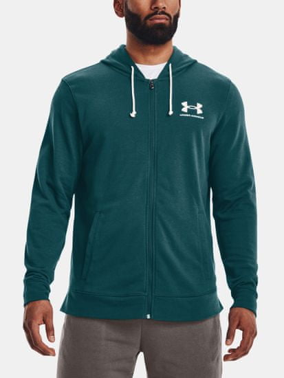 Under Armour Mikina UA Rival Terry LC FZ-GRN